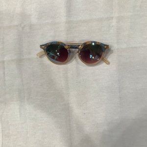 Krewe Matte Isle to Champagne 24K Sunglasses